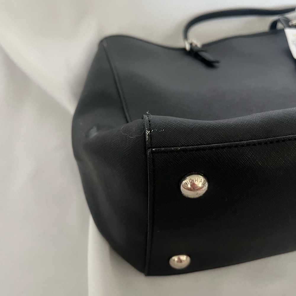 NWT Jet Set Travel Multifunction Saffiano Leather Tote, Black - Picture 7 of 12